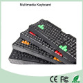 Durable Top Quality Game Keyboard Multimedia(Kb-1688-B